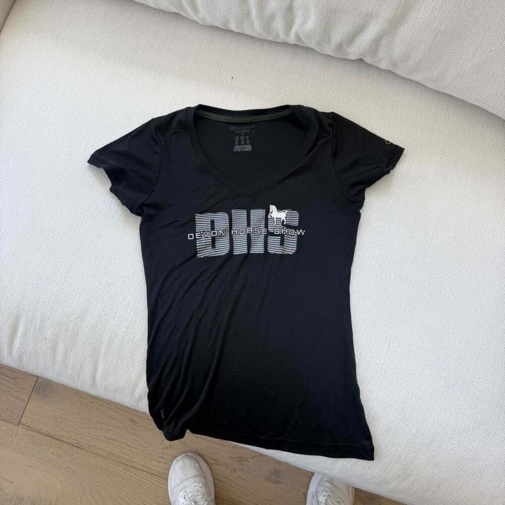 Black devon horse show t shirt